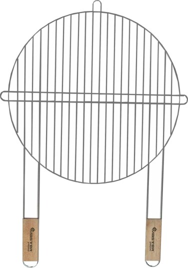 Grillrist Master Grill MG256 rund 46 cm krom Trehåndtak