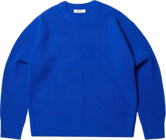 DEYS Montebello Wool Crewneck   BLUE   XL