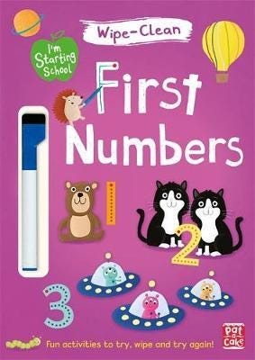 I'm Starting School: First Numbers  Wipeclean book with pen