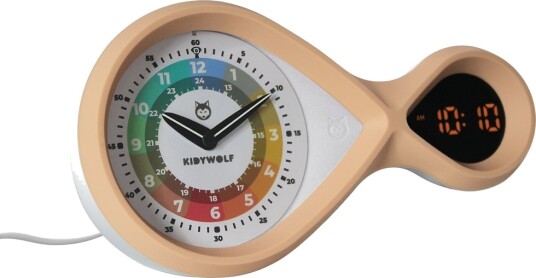 Kidywolf Alarmklokke   Analog/Digital   Barnealarm   Bronse   Kidywolf   OneSize   Nattlampe
