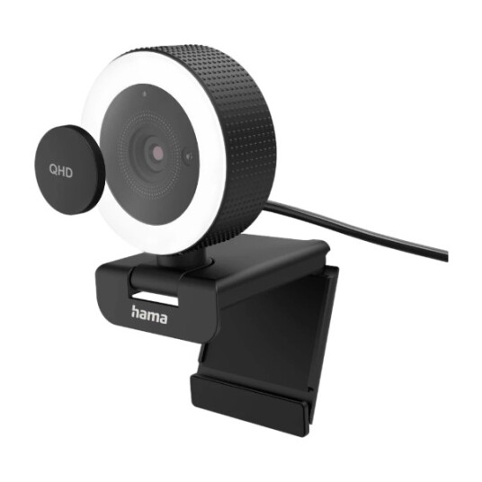 Hama C 850 Pro webkamera med ringbelysning