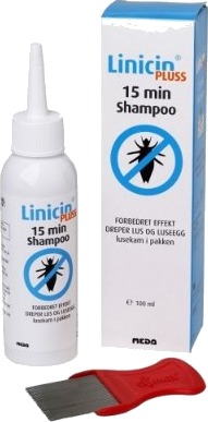 Linicin Pluss 15 min sjampo lusemiddel 100 ml