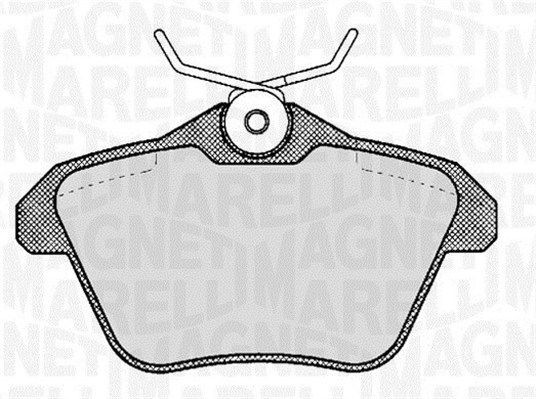 Bremseklosser MAGNETI MARELLI 363916060111
