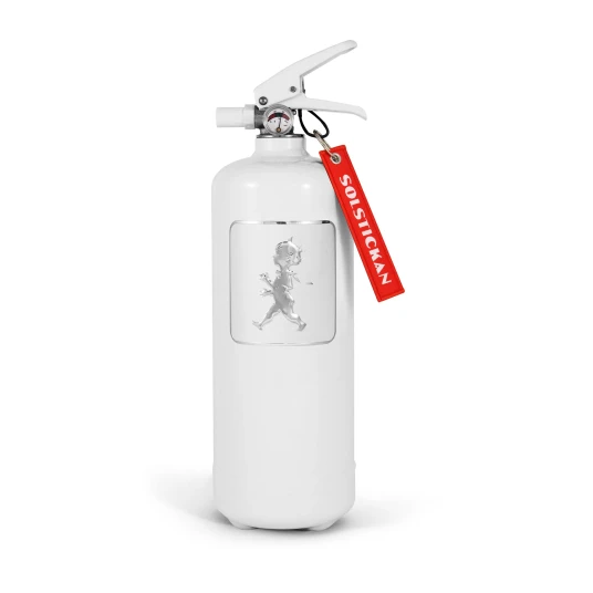 Solstickan Design Brannslukker 2kg Hvit/Sølv Solstickan Design Brannslukker 2kg Hvit/Sølv