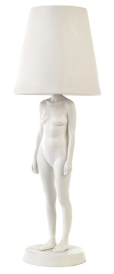 Pols Potten Hiding lady bordlampe dame 59 cm hvit Pols Potten Hiding lady bordlampe dame 59 cm hvit
