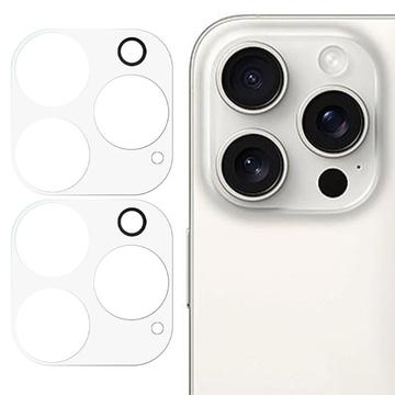 iPhone 16 Pro/16 Pro Max Kamera Linse Beskyttelse Herdet Glass 2 Stk.
