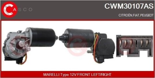 CASCO CWM30107AS Vindusviskermotor