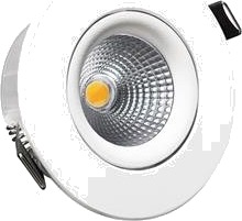 Downlight Eco 6,8W Lysstrøm: 550Lm 1800K 3000KDim To Warm Ra92. Spredningsvinkel 40 Grader. Fasedæmpbar Inden/Udendørs Brug Hvid Downlight Eco 6,8W Lysstrøm: 550Lm 1800K 3000KDim To Warm Ra92. Spredningsvinkel 40 Grader. Fasedæmpbar Inden/Udendørs Brug Hvid