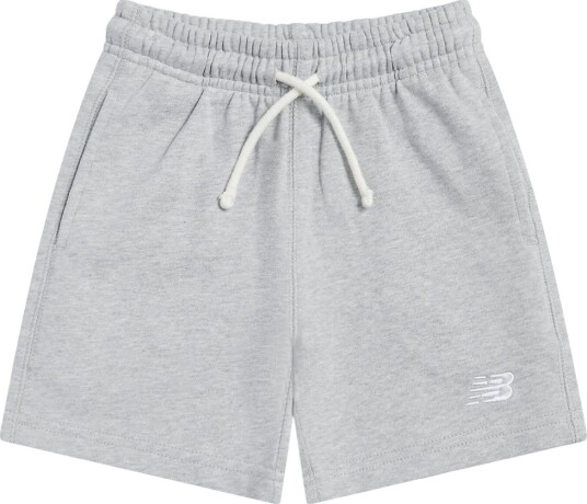 New Balance Shorts French Terry Atletisk Grey Heather New Balance 6 7 år 116 122 Shorts Grå 116 112