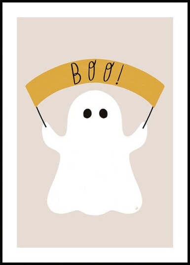 Ghost Boo Poster Plakat / 50x70cm