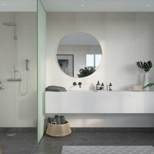 Fibo Baderomspanel 2145M6030 Grey Cement 11x620x2400mm