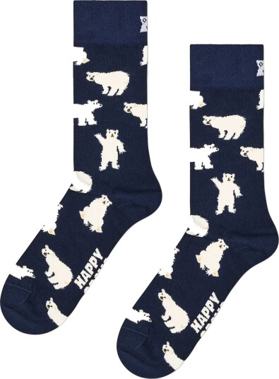 Happy Socks Bear Sock Black 36 40