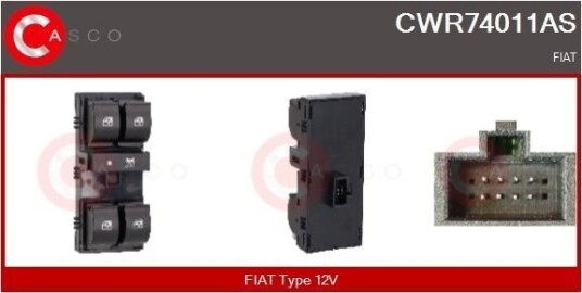 Bryter, vindusheis CASCO CWR74011AS