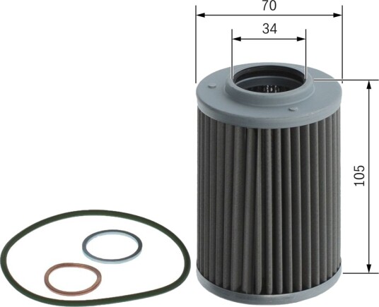 Oljefilter BOSCH F 026 407 118 Oljefilter BOSCH F 026 407 118