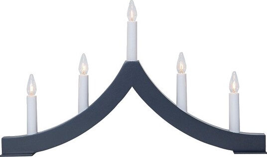 Star Trading Lysestake Pagod 27 cm Grå
