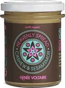 Økologisk cashew og sesamsmør, 180 gram