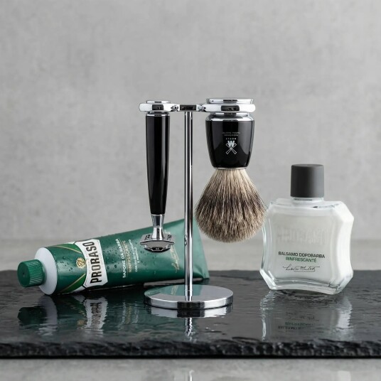 Startsett til tradisjonell barbering - Rytmo - 3 deler START-02-226-ALO-81