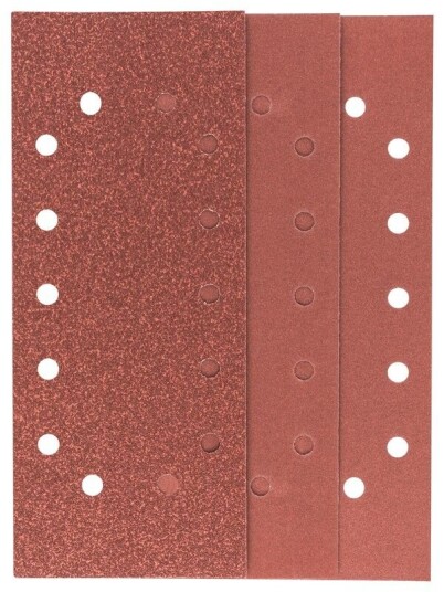 Bosch 10-delers slipepapirsett for plansliper G= 60, 120, 180