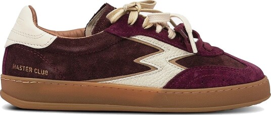 Moaconcept Joggesko Club Patchwork Mohogany Dark Red And Butter Rød Moaconcept Joggesko Club Patchwork Mohogany Dark Red And Butter Rød