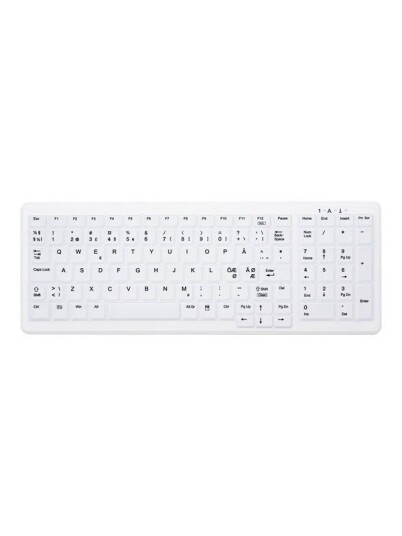Cherry Active Key MedicalKey AK C7000 keyboard Nordic white Input Device Tastatur Nordisk Hvit