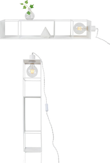 Globen Lighting Shelfie Long vegglampe Hvit Globen Lighting Shelfie Long vegglampe Hvit