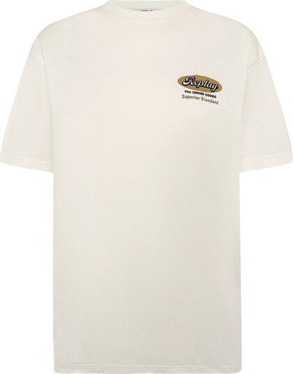 Replay T Shirt Regular White S Replay T Shirt Regular White S
