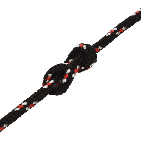  Båttau svart 4 mm 100 m polypropylen