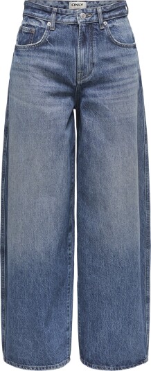 Only Taylor High Waist Barrel Denim Blå L/30