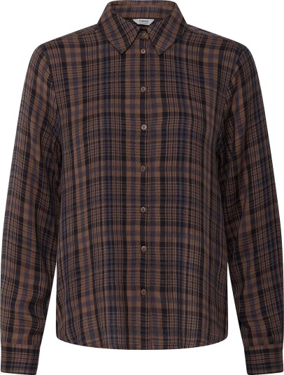 b.young Byheva Shirt METEORITE CHECK 34