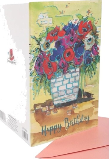 Kort B6 Zlocony Bursdag Blomster Fresh Karnet B6 Zzg 190503