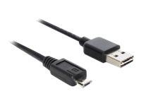 Delock Easy USB-kabel 50 cm Micro-USB B Sort Delock Easy USB-kabel 50 cm Micro-USB B Sort