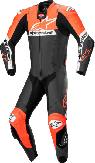 Alpinestars Skinndress Missile V2 Ward 1 PC Svart Rød Fluo Hvit
