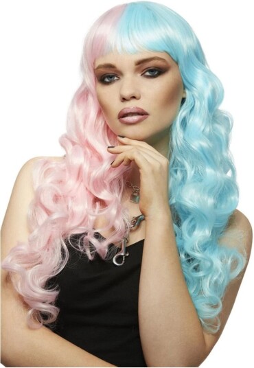 Smiffys Manic Panic Parykk, Siren, Cotton Candy Angel Smiffys Manic Panic Parykk, Siren, Cotton Candy Angel