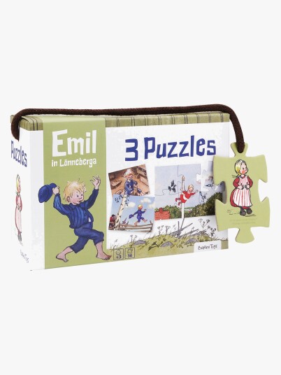 Barbo Toys Emil of Lönneberga 3 Puzzles