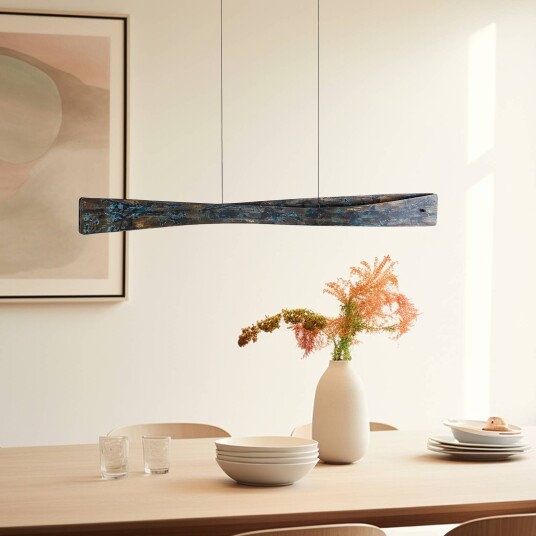 Quitani Baloria LED-pendellampe svart/oksidert