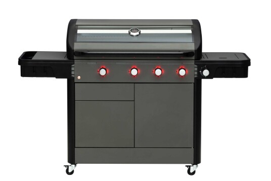 Mustang Sapphire gassgrill Grå/svart 4 + 1 brenner Grå Mustang Sapphire gassgrill Grå/svart 4 + 1 brenner Grå