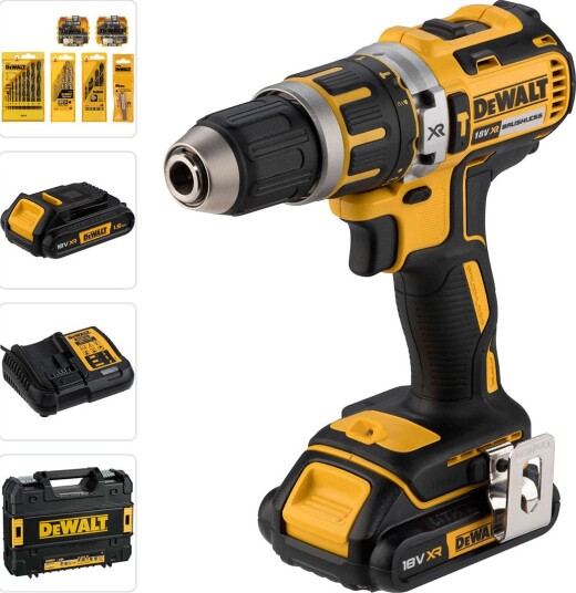 DeWalt Batteridrevet Bormaskin DCK795S2T-QW 18v Med Batteri