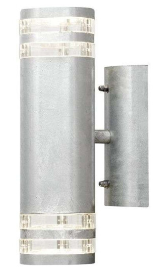Konstsmide Modena vegglampe II opp/ned - Galvanisert Konstsmide Modena vegglampe II opp/ned - Galvanisert