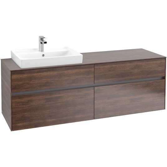 Villeroy & Boch  Collaro Servantskap med 4 skuffer 160x50x54,8 cm u/lys Arizona Eik