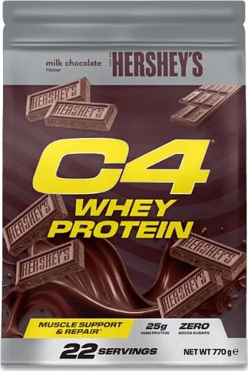 C4 whey protein hershey"s milk chocolate 770 g C4 whey protein hershey"s milk chocolate 770 g