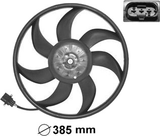 VAN WEZEL 5827745 Kjølevifte