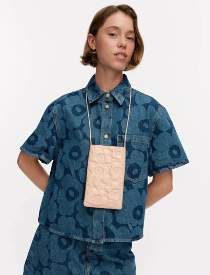 Marimekko Phone Pocket Unikko Pink ONE SIZE