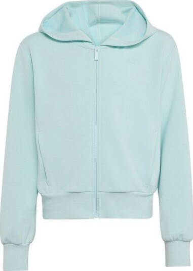 adidas adidas Girls Full Zip Hoodie Track Top størrelse 164 cm