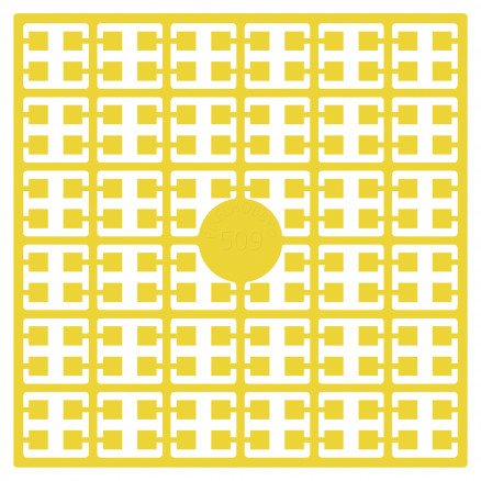 Pixelhobby Midi perler 509 lys strågul 2x2mm 140 piksler