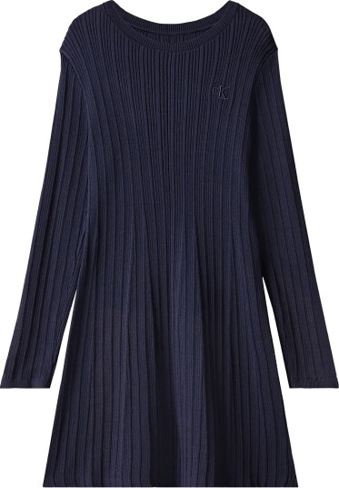 Calvin Klein Chunky Rib Sweater Navy 140 x 10