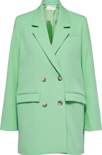 Selected FEMME - Dressjakke slfMyla LS Relaxed Blazer Noon - Grønn
