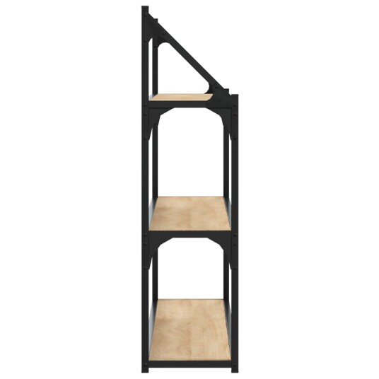 Vegghylle 3 etasjer sonoma eik 80x21x78,5 cm konstruert tre 8721012126169 Vegghylle 3 etasjer sonoma eik 80x21x78,5 cm konstruert tre 8721012126169