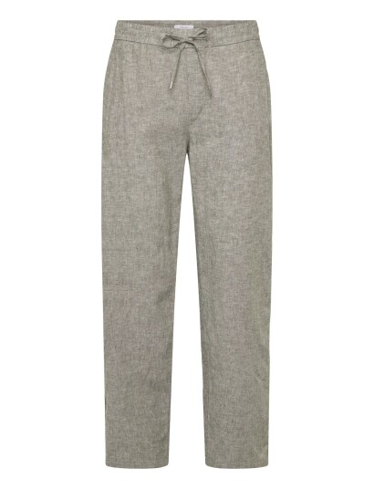 Lindbergh Linen Wide Fit Pants Grey M