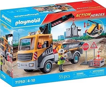 Playmobil Construction Truck with Crane 71750 Playmobil Construction Truck with Crane 71750