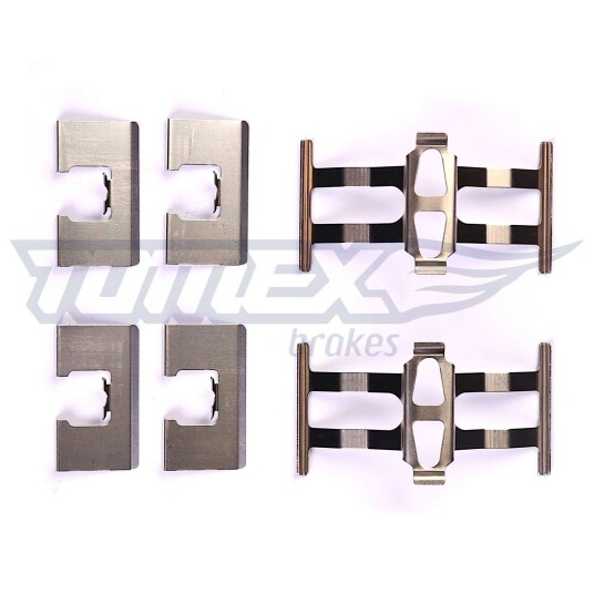 Tilbehørsett, skivebremse belegg TOMEX Brakes TX 43-39 Tilbehørsett, skivebremse belegg TOMEX Brakes TX 43-39